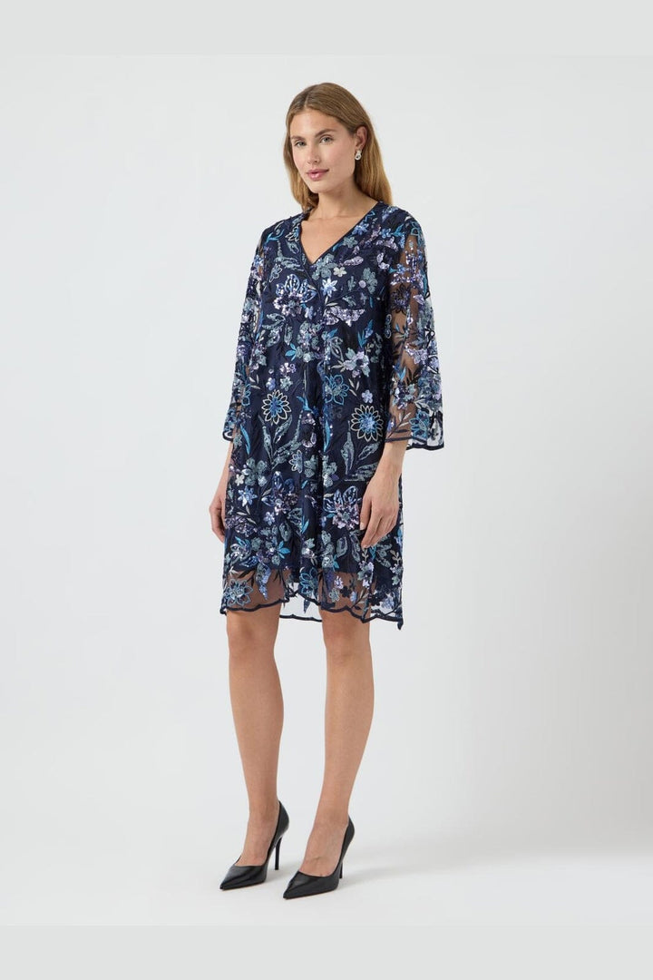 YAS - Yasfliky 3/4 Dress - 4905685 Sargasso Sea