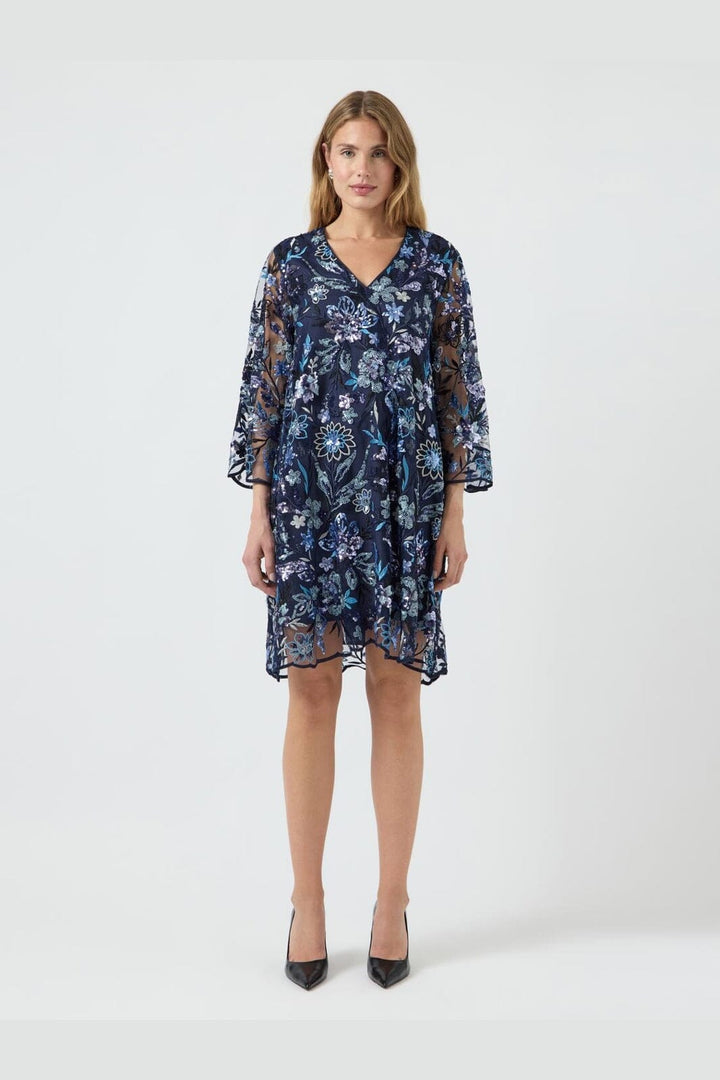YAS - Yasfliky 3/4 Dress - 4905685 Sargasso Sea