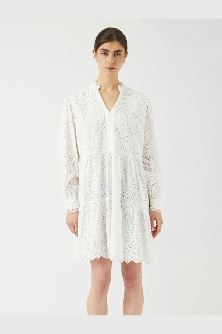 YAS - Yasholi Ls Dress - 3909562 Star White