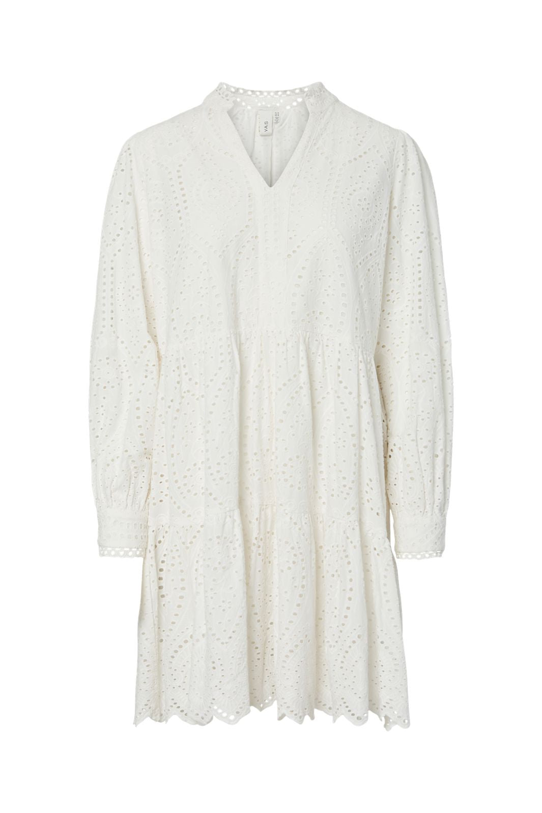 YAS - Yasholi Ls Dress - 3909562 Star White