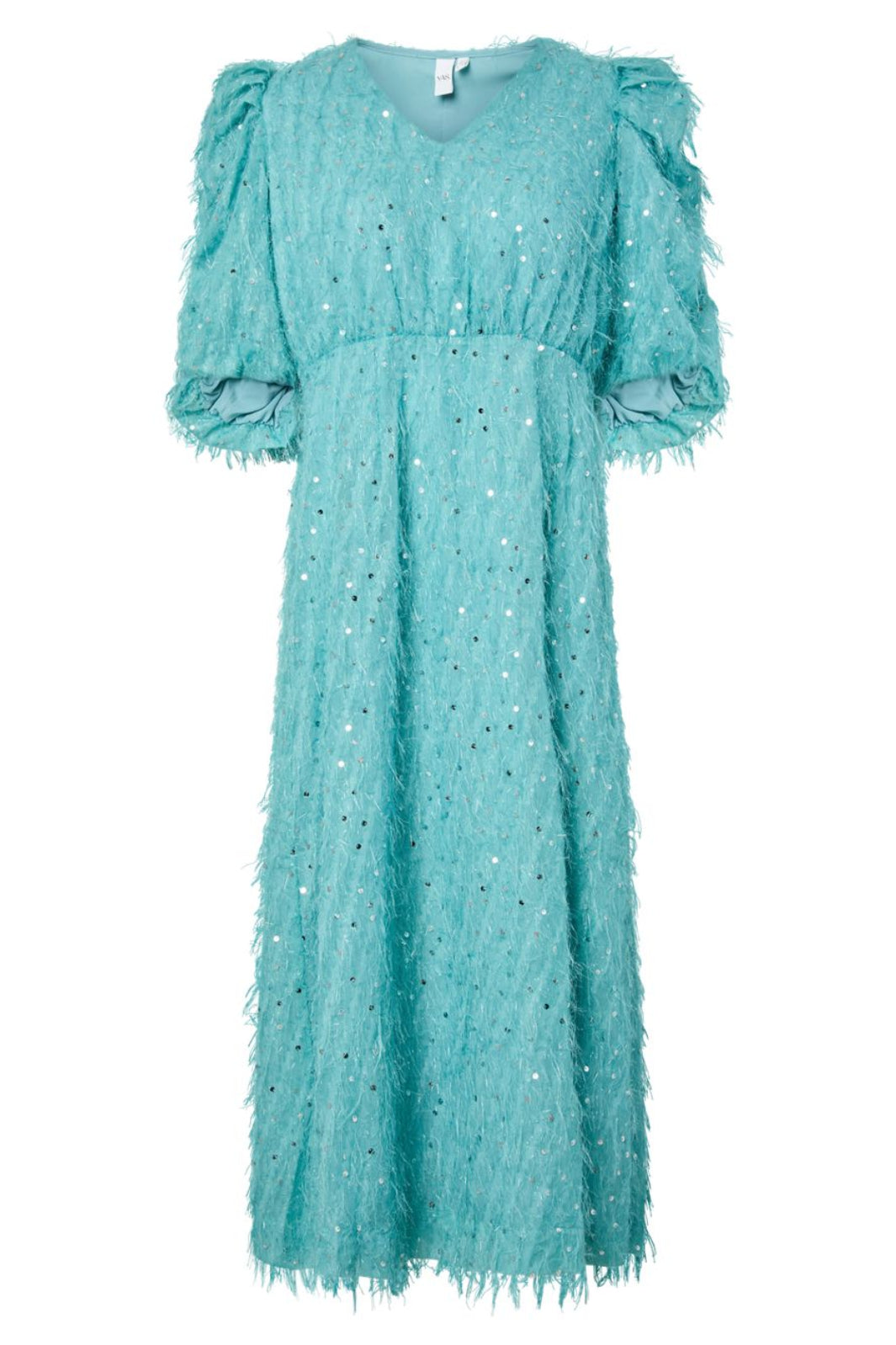 YAS - Yasilza 2/4 Long Sequin Dress - 5013338 Reef Waters