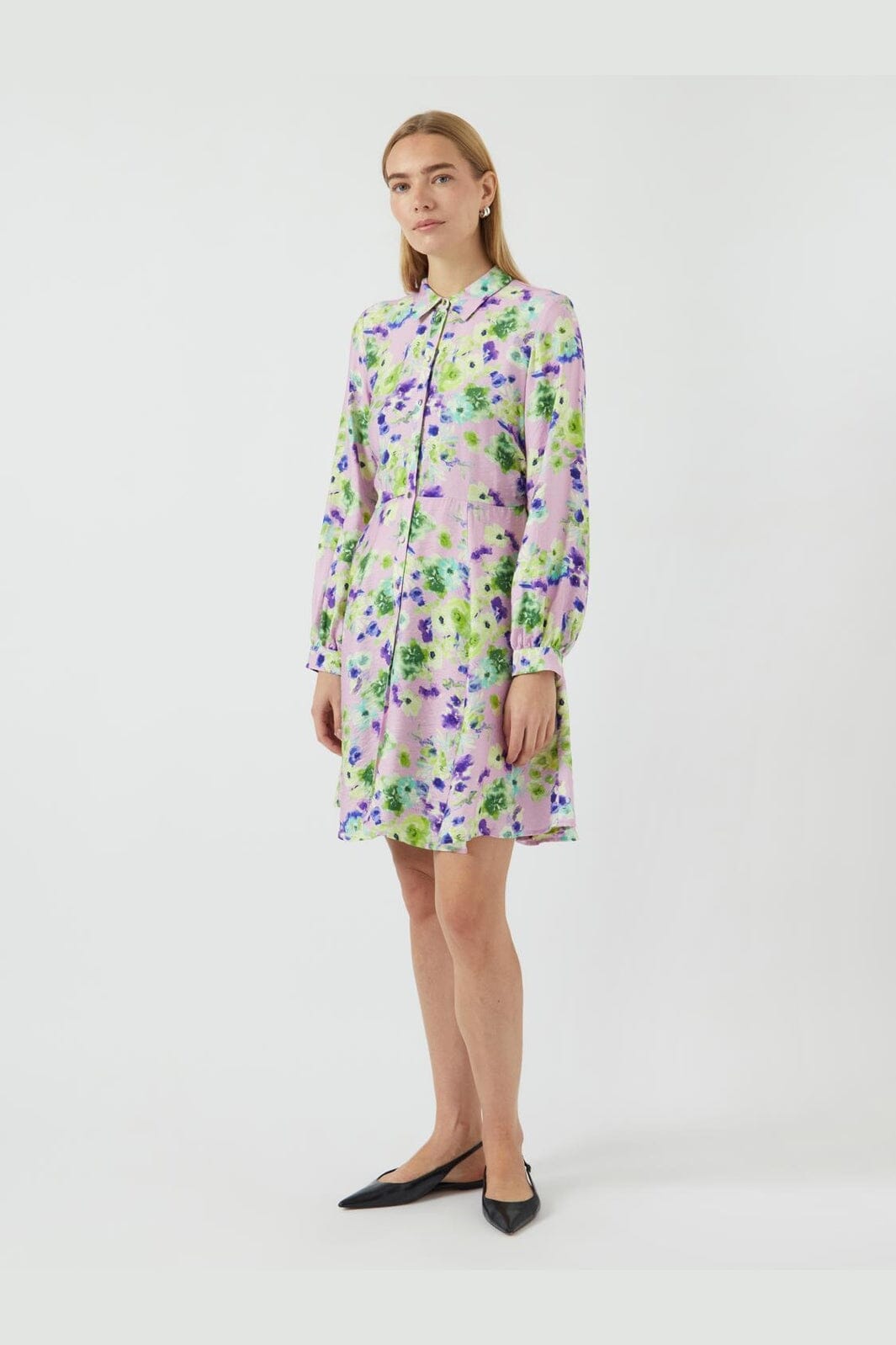 YAS - Yaskaya Ls Shirt Dress - 4710063 Pale Lilac Wilma