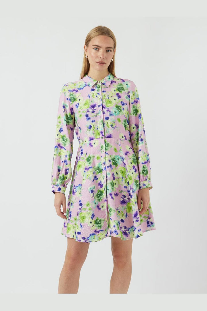 YAS - Yaskaya Ls Shirt Dress - 4710063 Pale Lilac Wilma