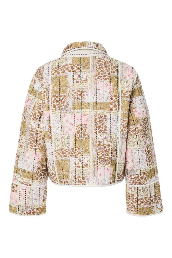 YAS - Yaslori Ls Quilted Jacket Fest - 5057018 Mango Mint W. Lori Print