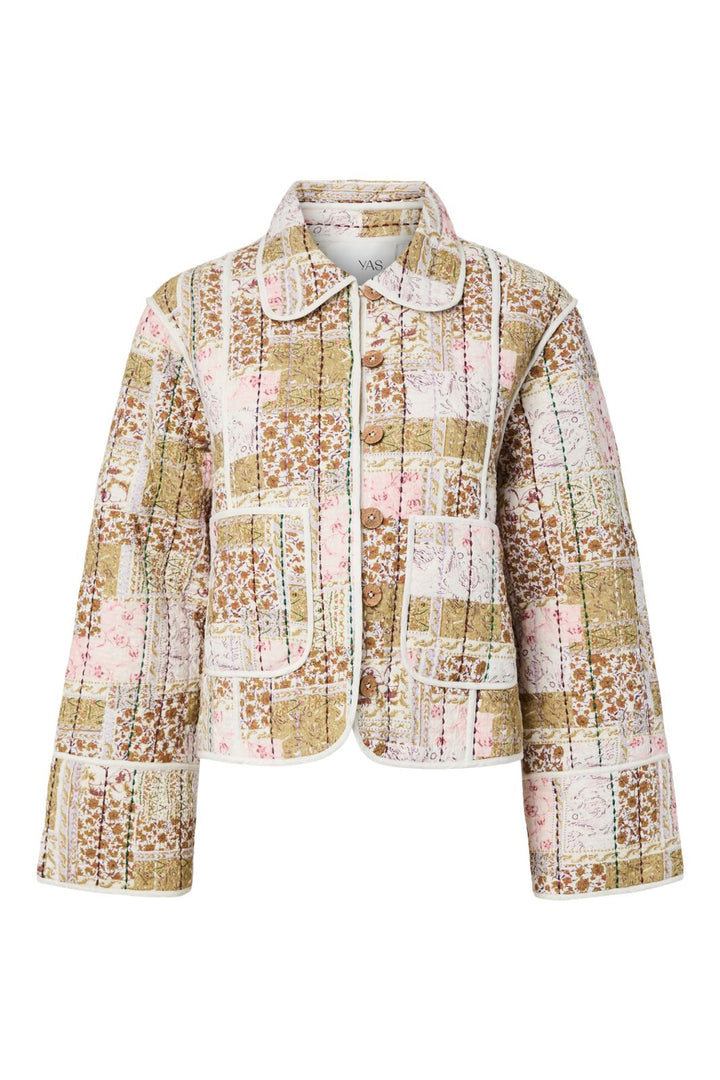 YAS - Yaslori Ls Quilted Jacket Fest - 5057018 Mango Mint W. Lori Print