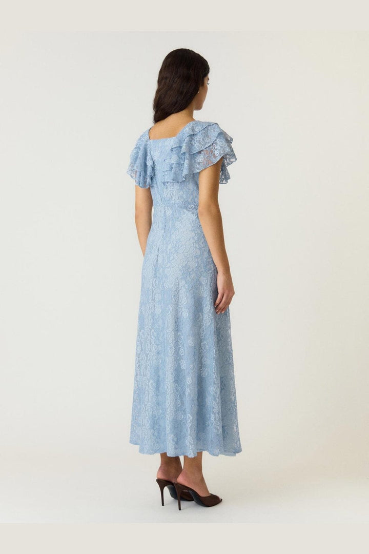 YAS - Yaslovisa Ss Ankle Lace Dress - 5132282 Skyway