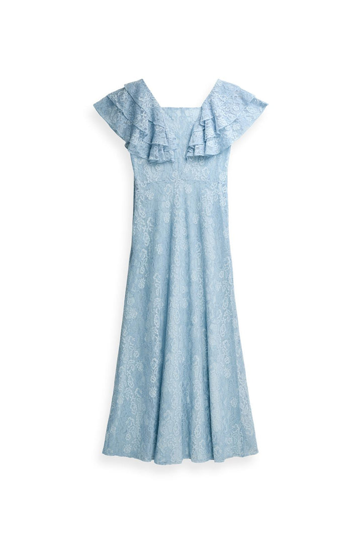 YAS - Yaslovisa Ss Ankle Lace Dress - 5132282 Skyway