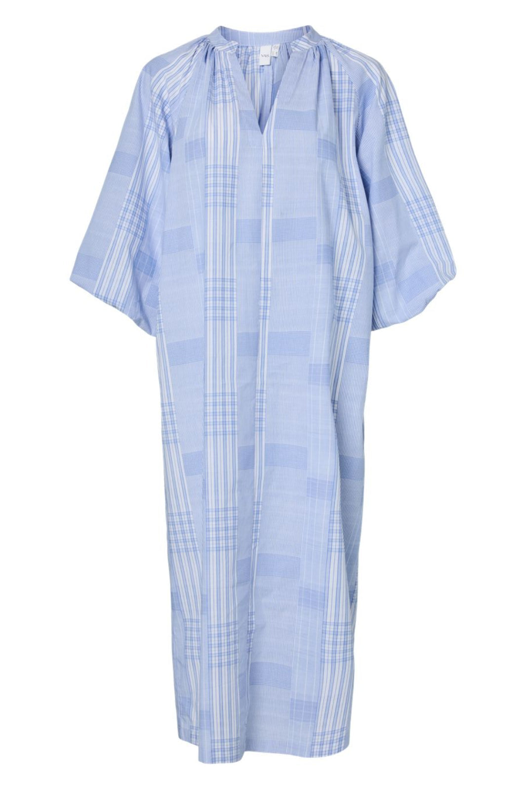 YAS - Yasmartine 3/4 Long Dress - 4933731 Star White Martine Checks