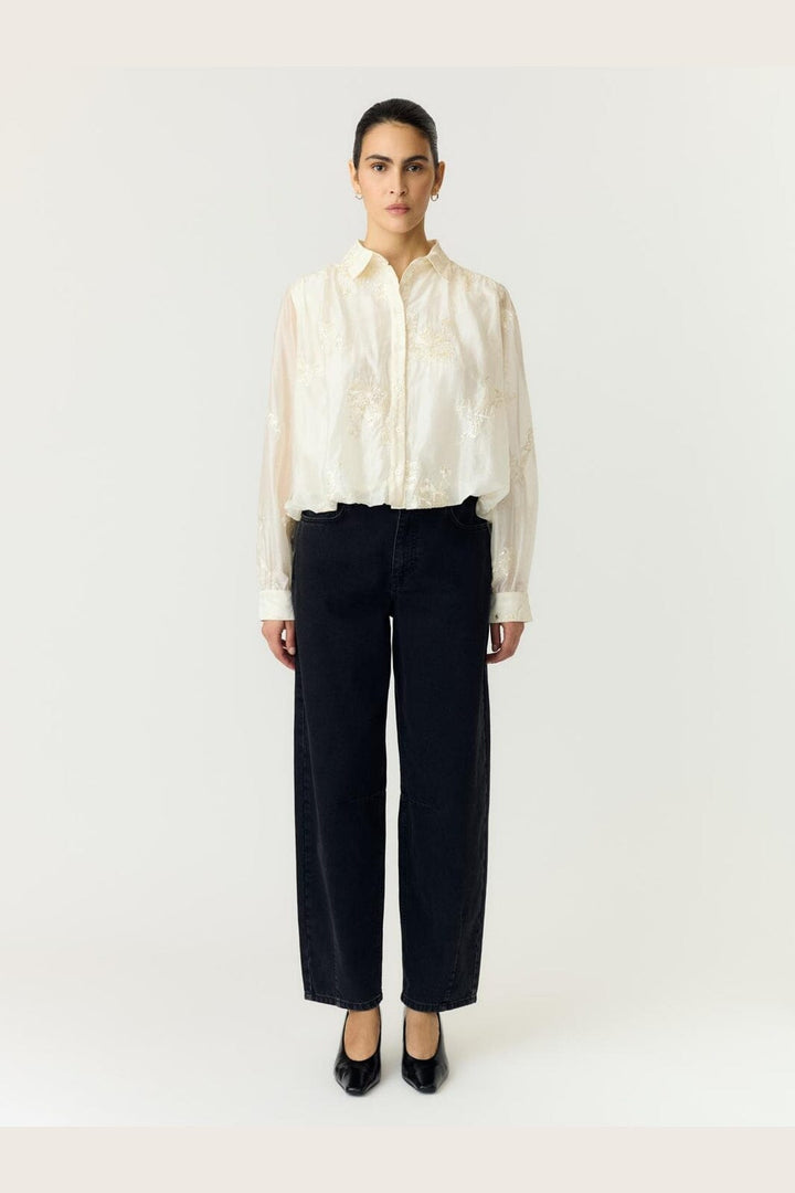 YAS - Yasmila Ls Shirt - 5225323 Pristine Sequins