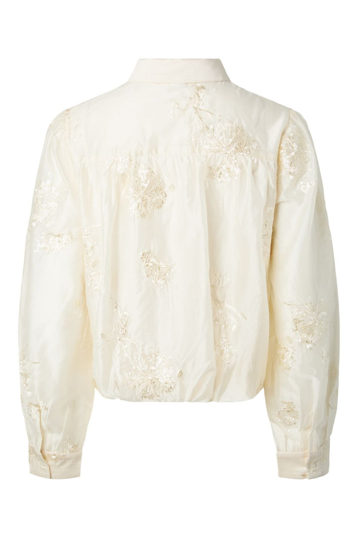 YAS - Yasmila Ls Shirt - 5225323 Pristine Sequins