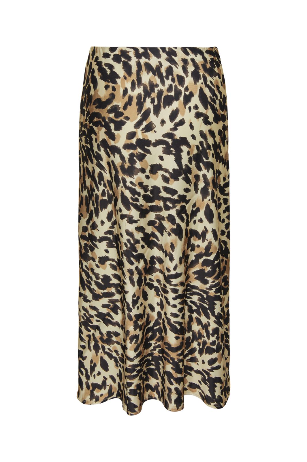 YAS - Yaspella Midi Skirt - 4545176 Black Leo Print