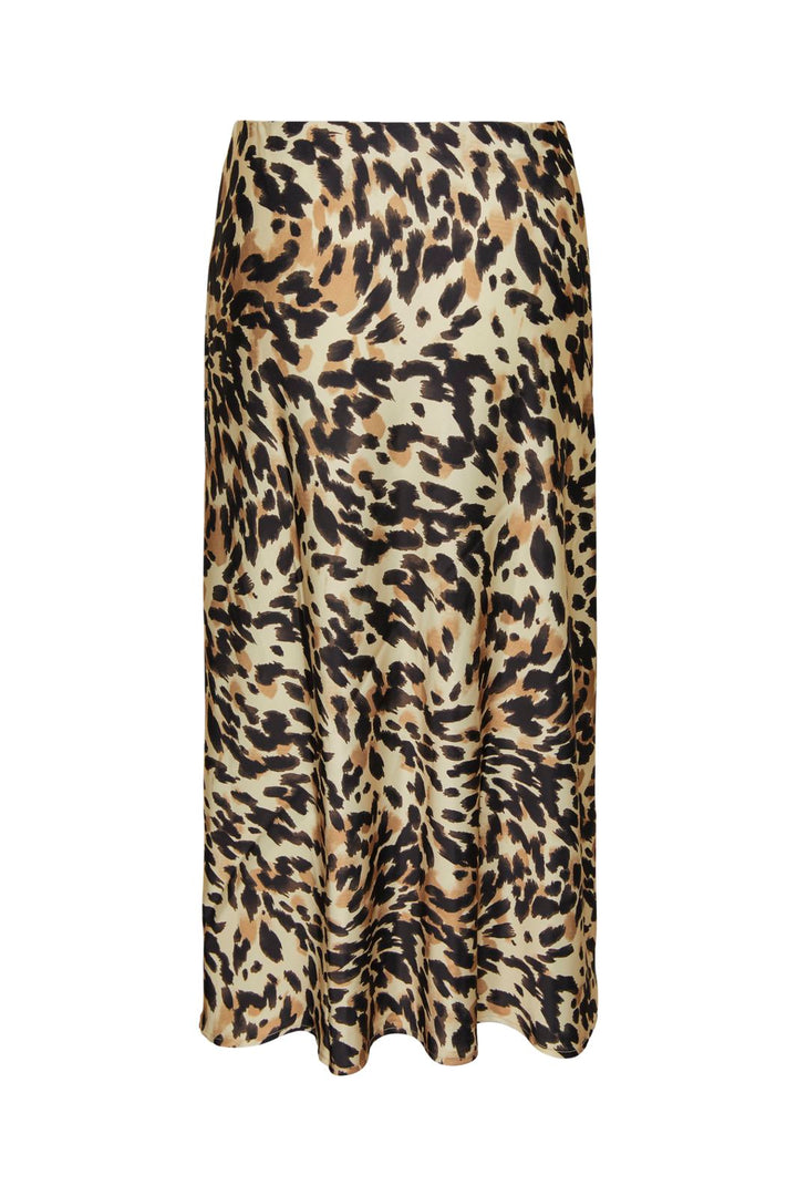 YAS - Yaspella Midi Skirt - 4545176 Black Leo Print