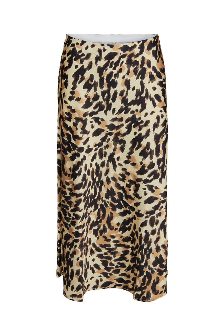 YAS - Yaspella Midi Skirt - 4545176 Black Leo Print