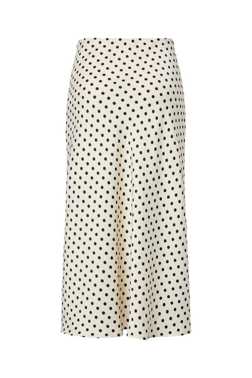 YAS - Yaspella Midi Skirt - 4935802 Birch Small Black Dots