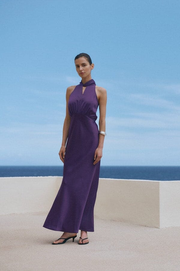 YAS - Yaspella Sl Maxi Dress Story - 5169288 Wineberry Kjoler 