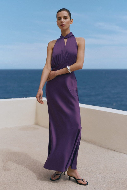 YAS - Yaspella Sl Maxi Dress Story - 5169288 Wineberry Kjoler 
