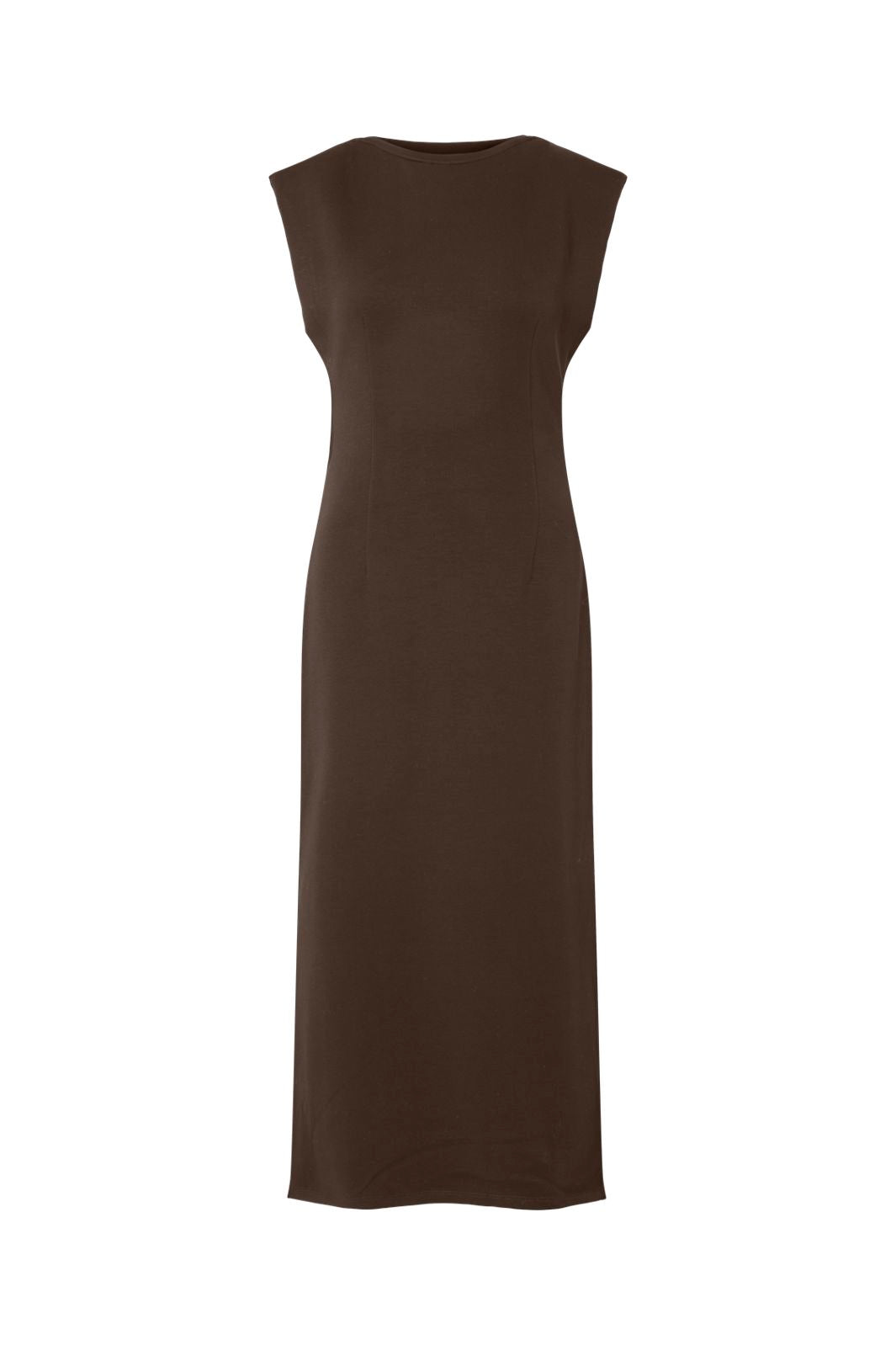 YAS - Yaspina Sl Long Dress - 5105488 Chocolate Brown