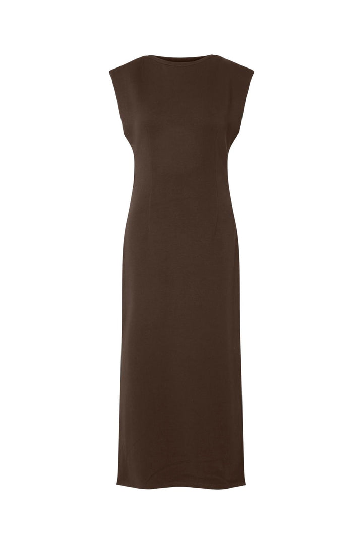 YAS - Yaspina Sl Long Dress - 5105488 Chocolate Brown