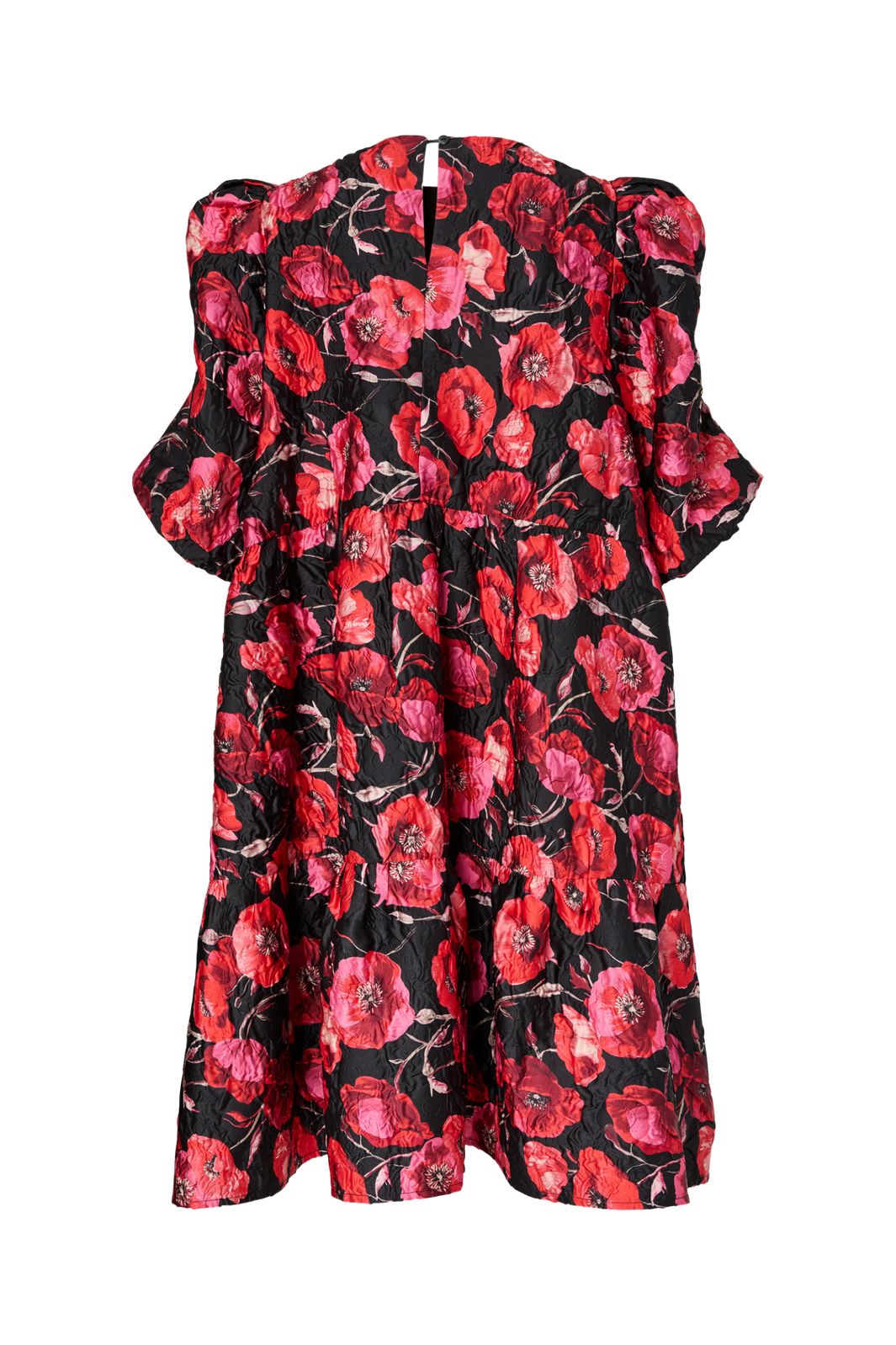 YAS - Yaspoppina 2/4 Dress - 4860928 Black Poppina Aop
