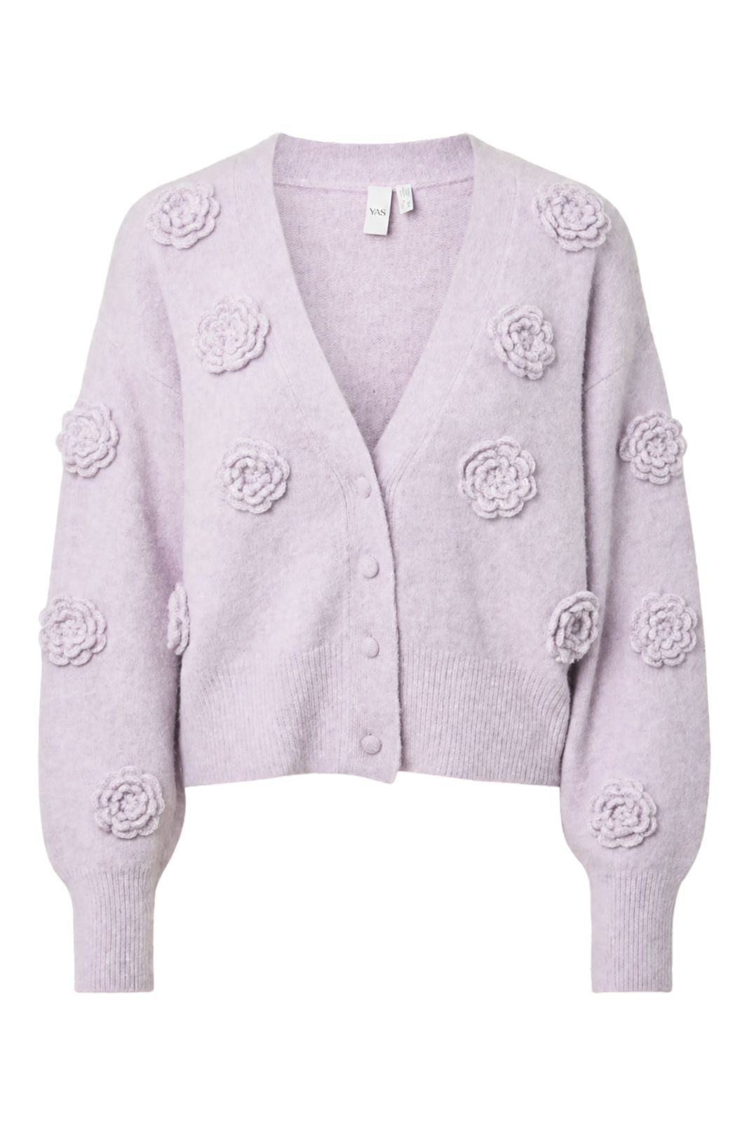 YAS - Yasromea Ls Knit Cardigan - 5234576 Orchid Petal