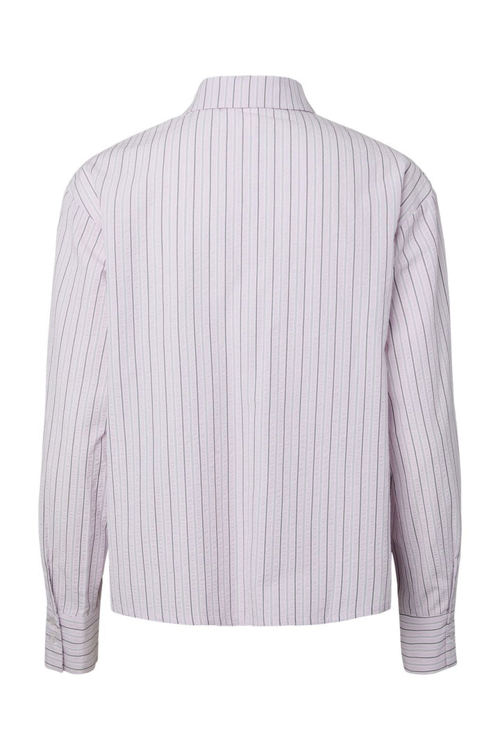 YAS - Yasrosa Ls Shirt Story - 5179777 Orchid Petal W Stripes