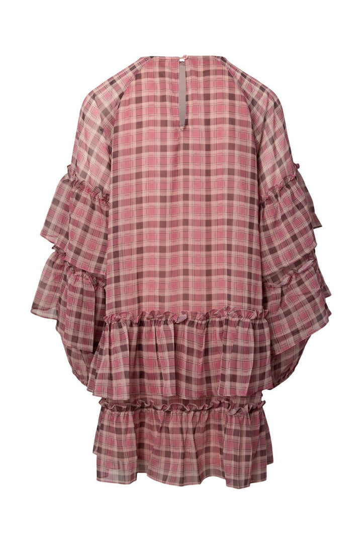 YAS - Yassarina Ls Dress - 5035877 Moonlite Mauve W Checks