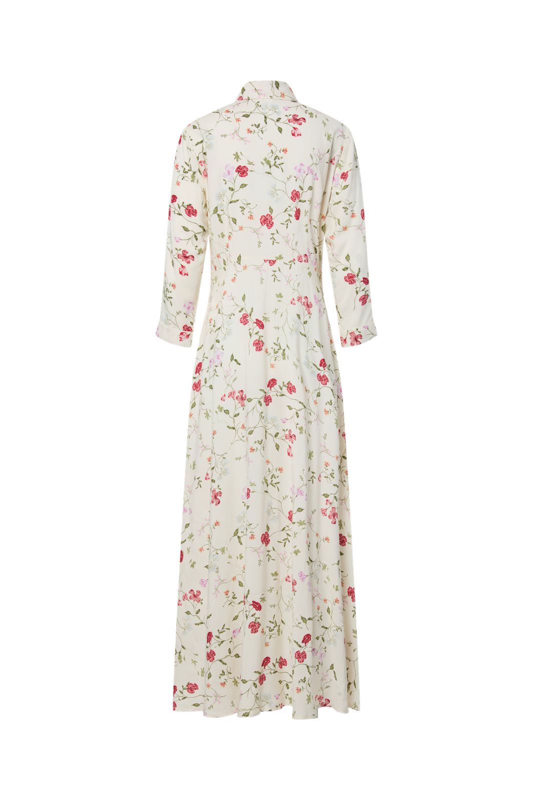 YAS - Yassavanna Long Shirt Dress - 4971139 Pristine Botalia