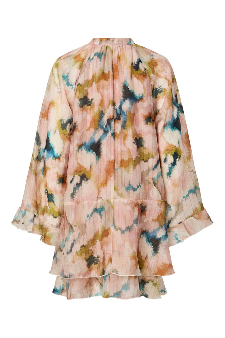 YAS - Yassoara Ls Dress - 4977625 Shadow Gray Sora Print