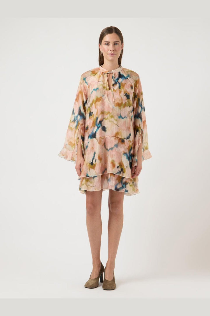 YAS - Yassoara Ls Dress - 4977625 Shadow Gray Sora Print