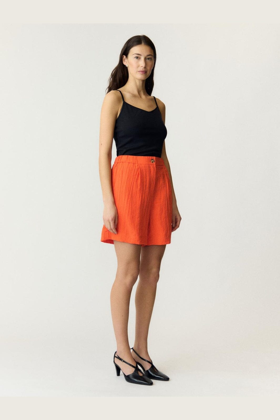 YAS - Yasstaw Shorts - 4725599 Cherry Tomato