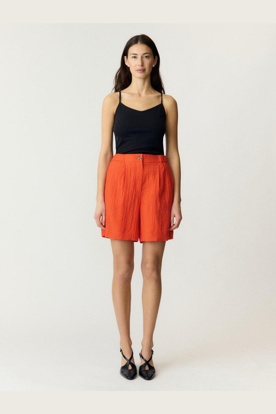 YAS - Yasstaw Shorts - 4725599 Cherry Tomato