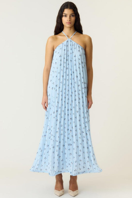 YAS - Yassvea Halterneck Maxi Dress - 5132925 Skyway Svea Print