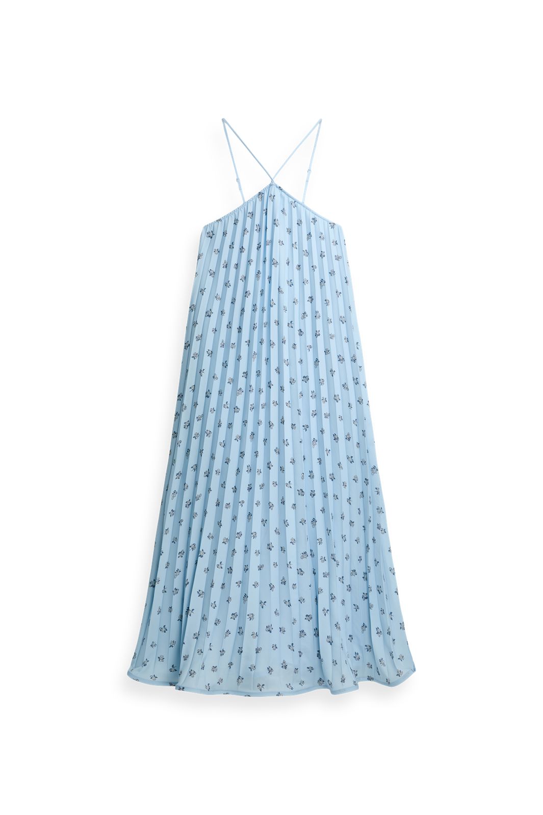 YAS - Yassvea Halterneck Maxi Dress - 5132925 Skyway Svea Print