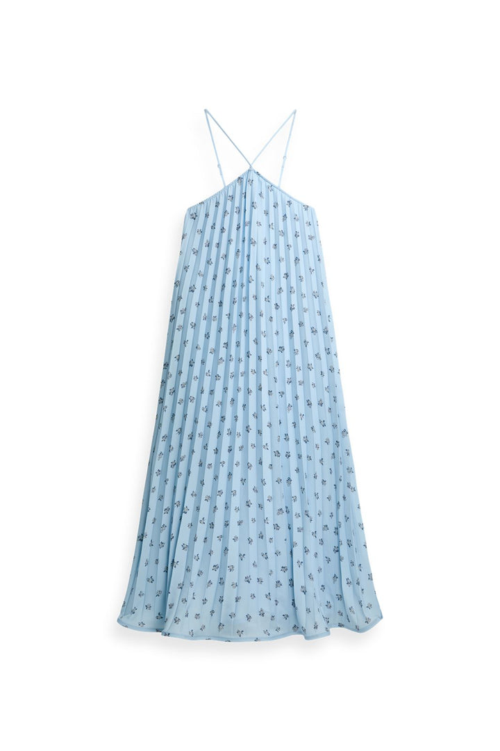 YAS - Yassvea Halterneck Maxi Dress - 5132925 Skyway Svea Print