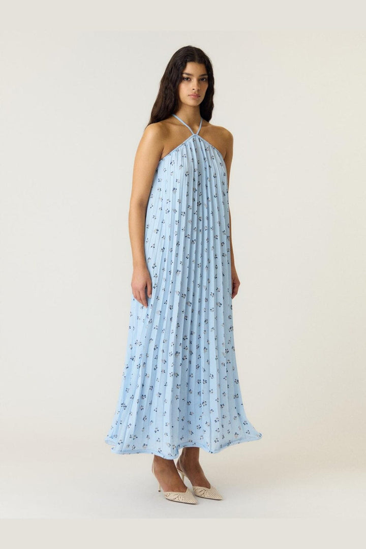 YAS - Yassvea Halterneck Maxi Dress - 5132925 Skyway Svea Print