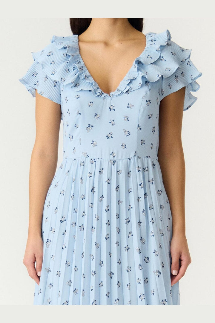 YAS - Yassvea Ss Ankle Dress - 5139743 Skyway Svea Print