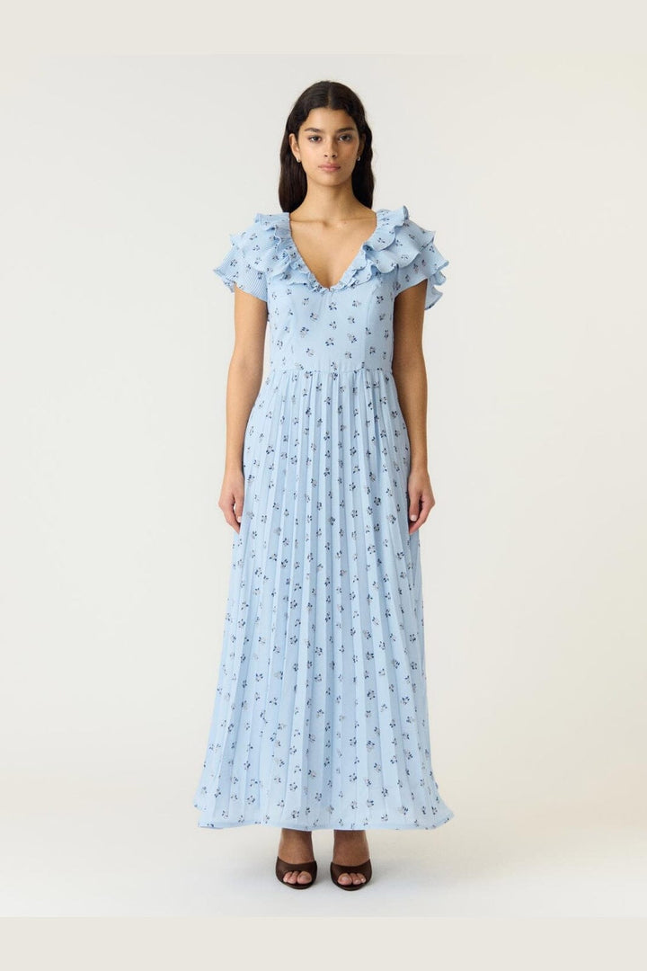 YAS - Yassvea Ss Ankle Dress - 5139743 Skyway Svea Print