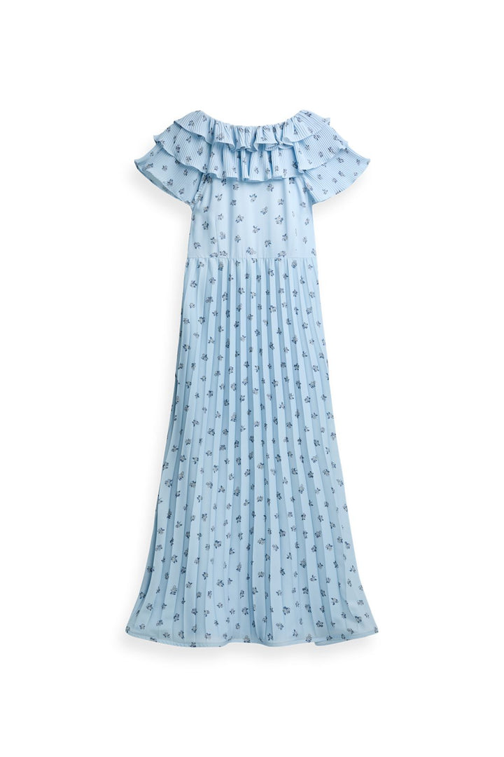 YAS - Yassvea Ss Ankle Dress - 5139743 Skyway Svea Print