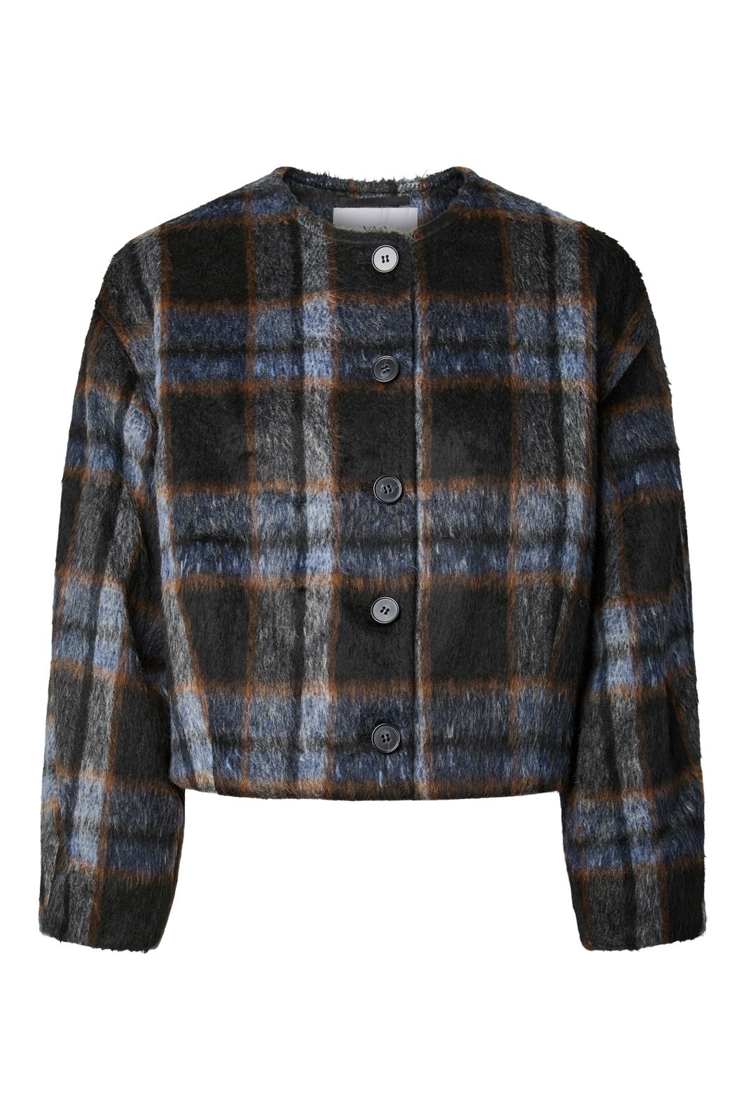 YAS - Yastalino Ls Wool Blend Jacket - 5141752 Black Check