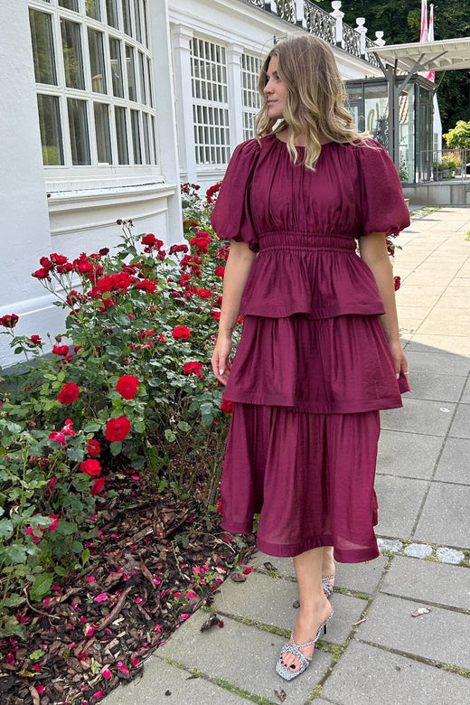 YAS - Yastilla 2/4 Long Dress - 4975872 Rhododendron Kjoler 