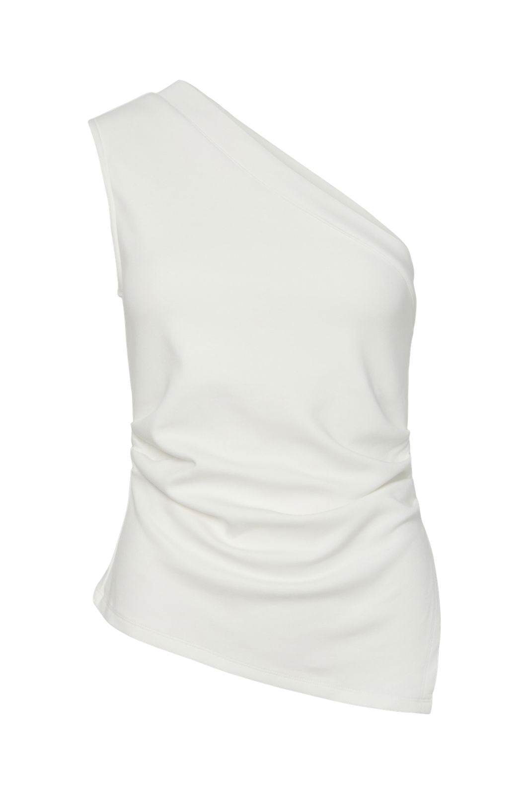 YAS - Yasvenice One Shoulder Top - 4763675 Star White