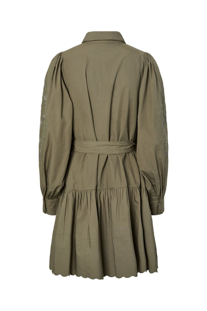 YAS - Yaswillo Ls Shirt Dress - 5005079 Dusty Olive
