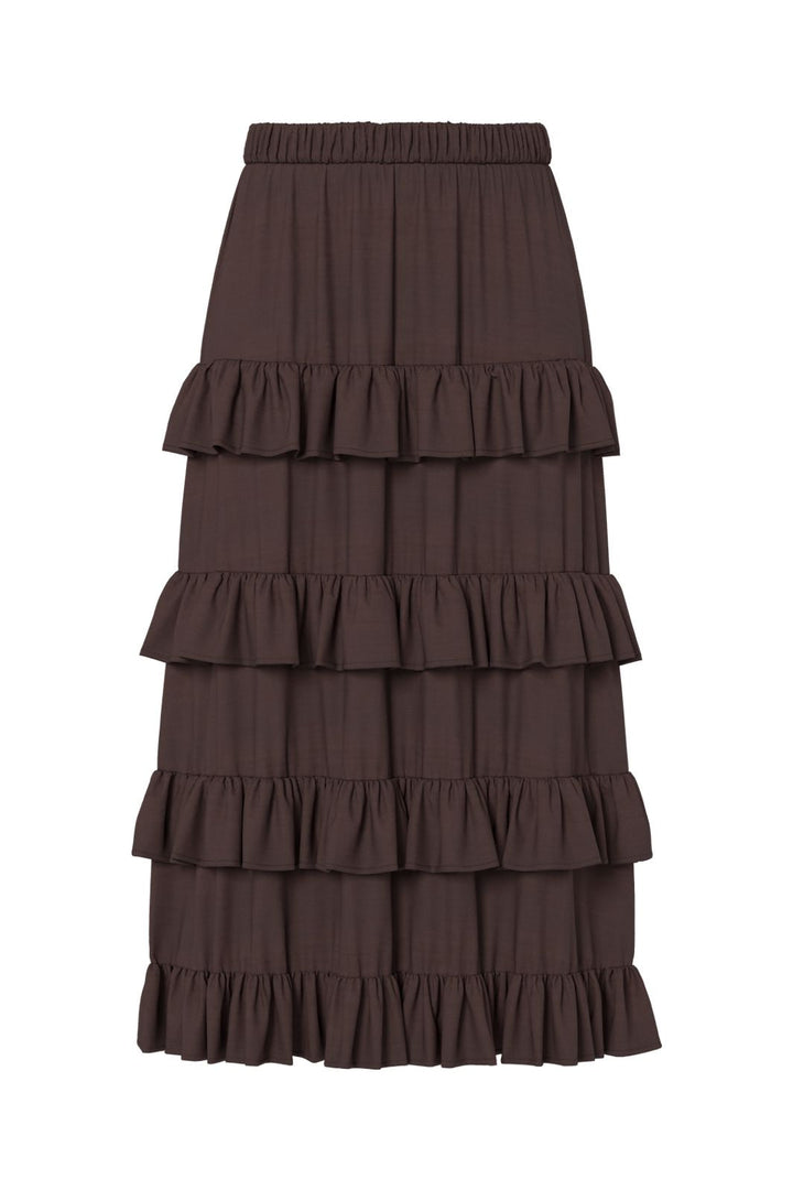 YAS - Yaswima Ankle Skirt - 5018261 Coffee Bean